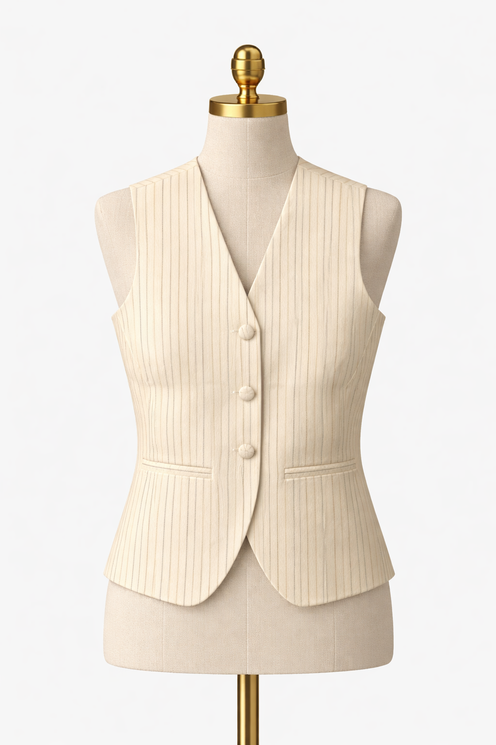 Pinstripe waistcoat