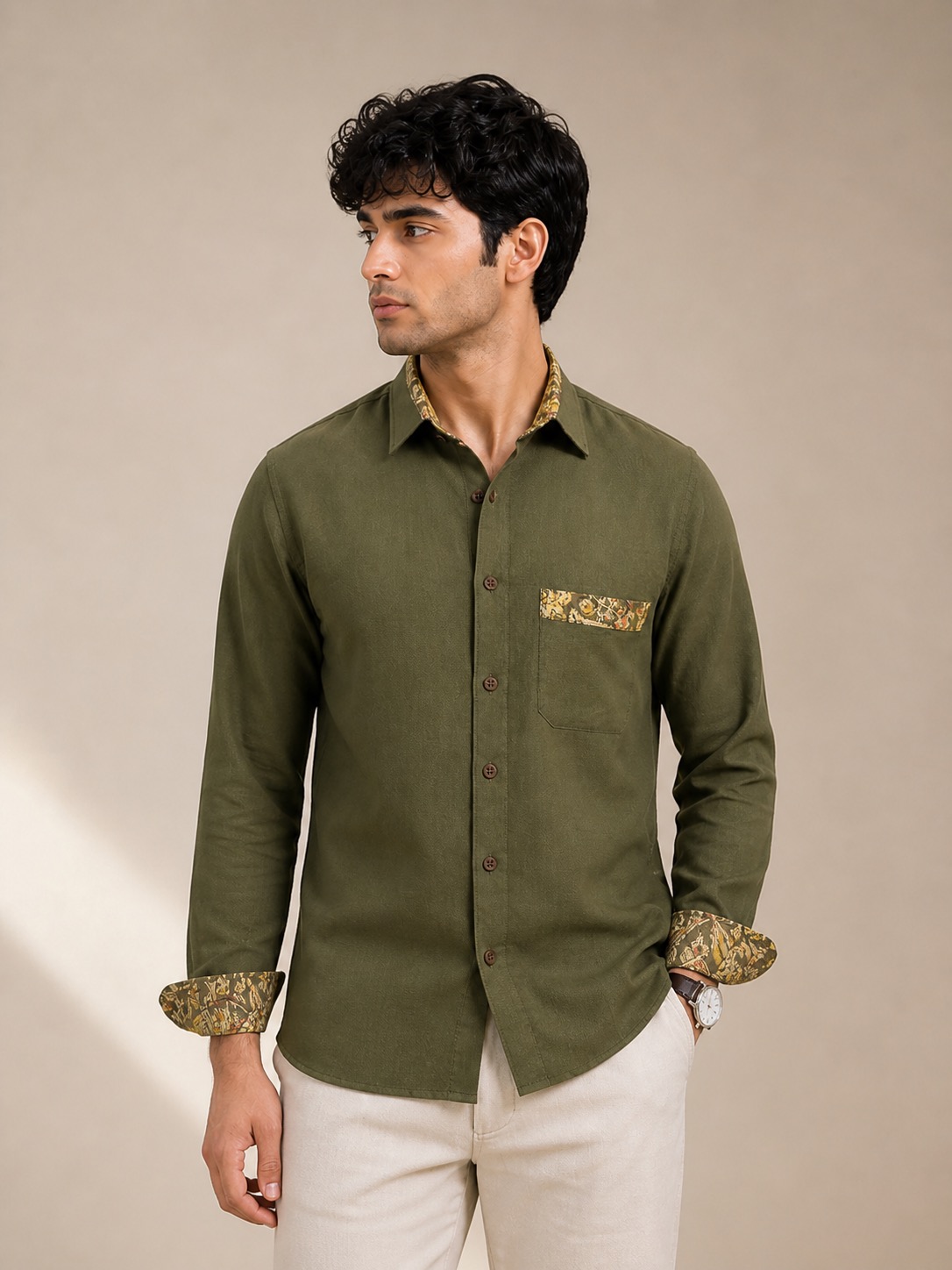 praneiz kalamkari shirt 