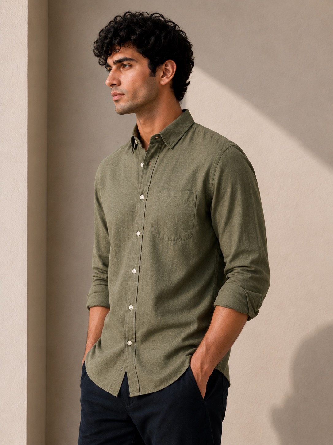 Urban Sage Cotton-Linen Shirt 3